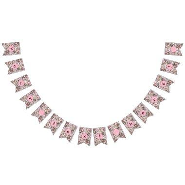 fun breast woman bunting flags