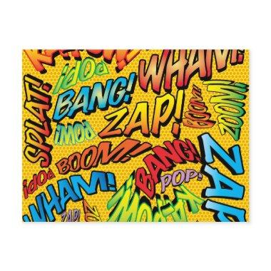 Fun Retro Comic Book Pop Art Post
