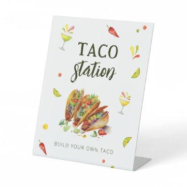 Fun Tropical Party Taco Station Custom Sign