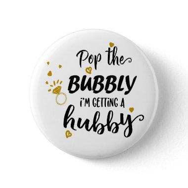 Funny Bride Mrs Wedding Bridal Shower Engagement Button