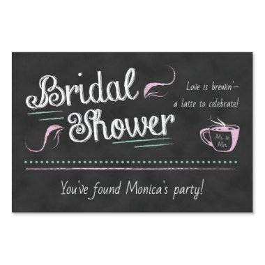 Funny Coffee Shop Bridal Shower Sign