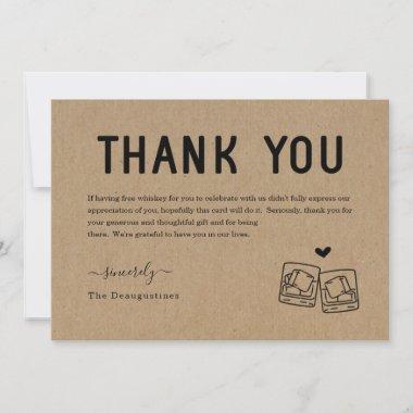 Funny Free Whiskey Thank You Invitations