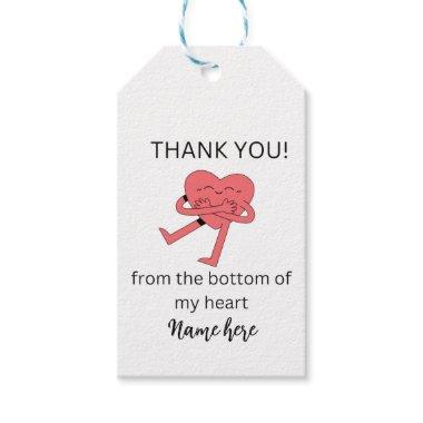 Funny Heart Thank you Invitations, Wedding Thanks Invitations G Gift Tags