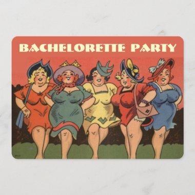 Funny personalized bachelorette party Invitations