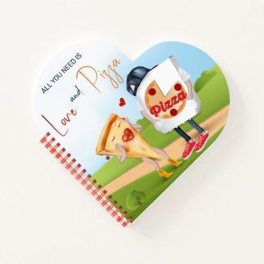 Funny Pizza Love Notebook