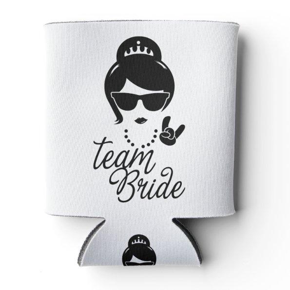 Funny Team Bride Gift for Bachelorette Party Can Cooler