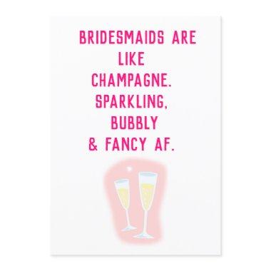 Funny Will you be my Bridesmaid? Proposal Invitations