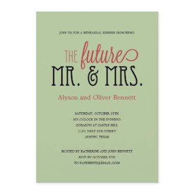 Future Mr and Mrs Rehearsal Dinner /Wedding Shower