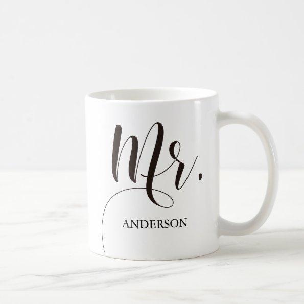 Future Mr. Mrs.Calligraphy Personalized Coffee Mug