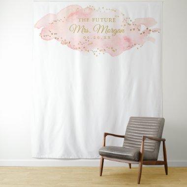 Future Mrs Blush Bridal Shower Backdrop Photo Prop