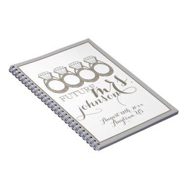 Future MRS. Bride-to-Be Diamond Engagement Ring Notebook