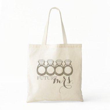 Future MRS. Bride-to-Be Diamond Engagement Ring Tote Bag