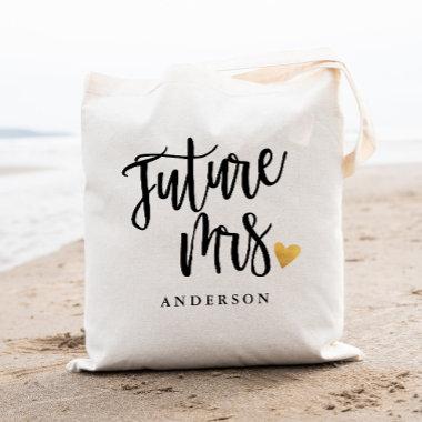 Future Mrs. calligraphy Tote Bag