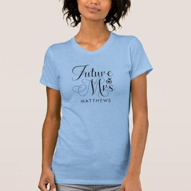 Future Mrs. Custom Name Wedding Shirt