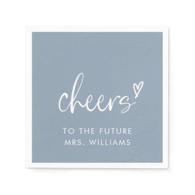 Future Mrs Dusty Blue  Napkins