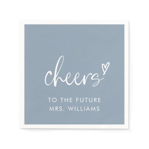 Future Mrs Dusty Blue  Napkins