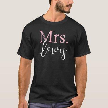 Future Mrs Lewis Bachelorette Party Bridal Shower T-Shirt