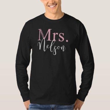 Future Mrs Nelson Bachelorette Party Bridal Shower T-Shirt