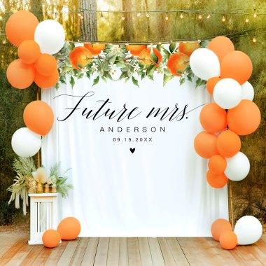 Future Mrs. Oranges  Backdrop