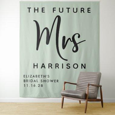 Future Mrs Personalized Sage  Tapestry