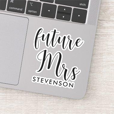 Future Mrs personalized Sticker