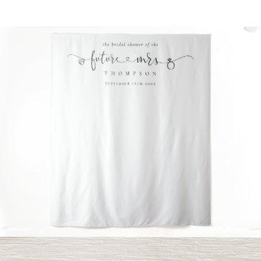 Future Mrs Script  Photo Backdrop