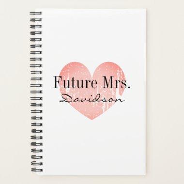 Future Mrs spiral wedding planner for bride to be