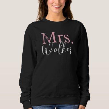 Future Mrs Walker Bachelorette Party Bridal Shower Sweatshirt