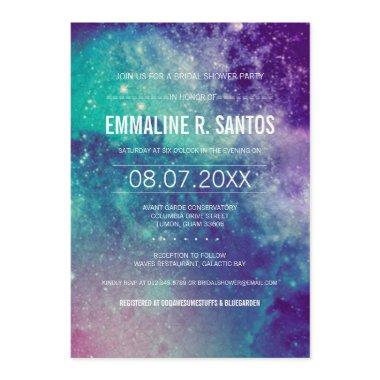 Galaxy Bridal Shower Invite