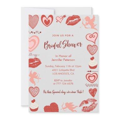 Galentines  Modern Red