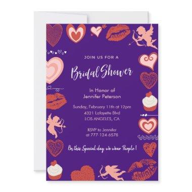 Galentines  Purple Cute