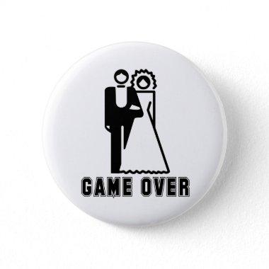 GAME OVER 2 PINBACK BUTTON