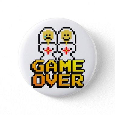 Game Over Marriage (Lesbian, 8-bit) Button