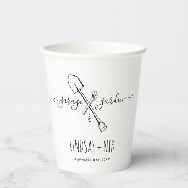 Garage & Garden Bridal / Couple's Shower Paper Cups