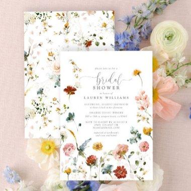 Garden Flowers Botanical Script