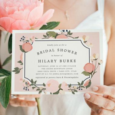 Garden Gate Bridal Shower Invitations | Blush