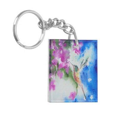 Garden Hummingbird Keychain Gift