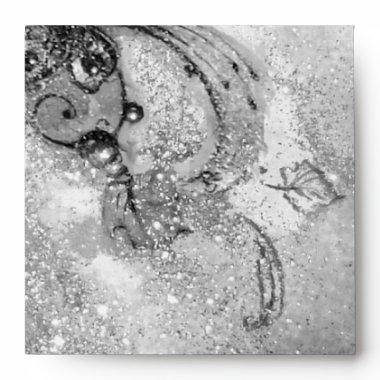 GARDEN OF THE LOST SHADOWS black and white Envelope
