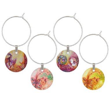 GARDEN OF THE LOST SHADOWS/FAIRIES AND BUTTERFLIES WINE GLASS CHARM