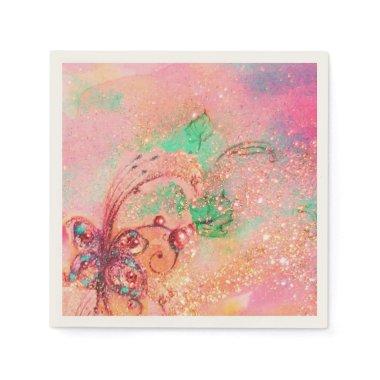 GARDEN OF THE LOST SHADOWS MAGIC BUTTERFLY PLANT NAPKINS