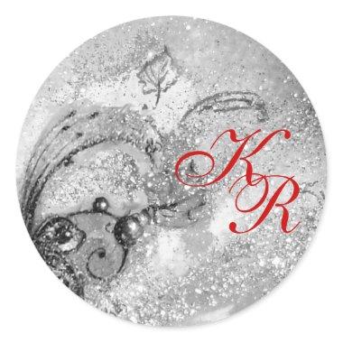 GARDEN OF THE LOST SHADOWS - MONOGRAM CLASSIC ROUND STICKER