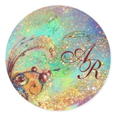 GARDEN OF THE LOST SHADOWS - MONOGRAM CLASSIC ROUND STICKER