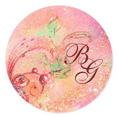 GARDEN OF THE LOST SHADOWS - MONOGRAM CLASSIC ROUND STICKER