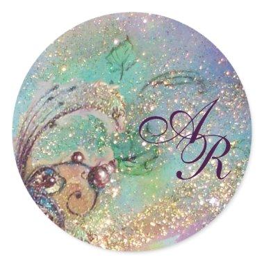 GARDEN OF THE LOST SHADOWS - MONOGRAM CLASSIC ROUND STICKER