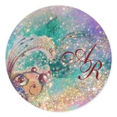 GARDEN OF THE LOST SHADOWS - MONOGRAM CLASSIC ROUND STICKER