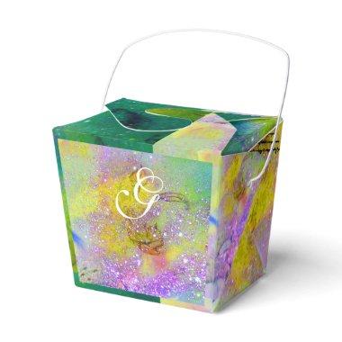 GARDEN OF THE LOST SHADOWS PURPLE GREEN YELLOW FAVOR BOXES