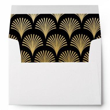 Gatsby Art Deco 1920s Wedding Pattern Envelopes