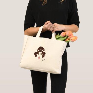 Gatsby Gold Girl  Birthday Party Mini Tote Bag