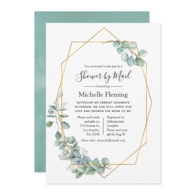Geometric Eucalyptus Bridal or Baby Shower by Mail