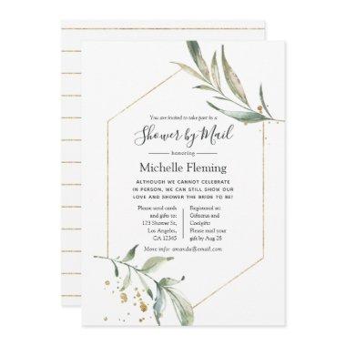 Geometric Greenery Baby or  by Mail